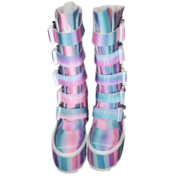 YRU Dune Techno boots in Prizmatiq Pastel - Picture 4 of 6